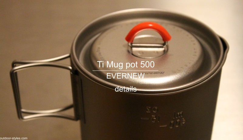 最大60%OFFクーポン エバニュー ティーマグポットTi Mug pot 500 Stove